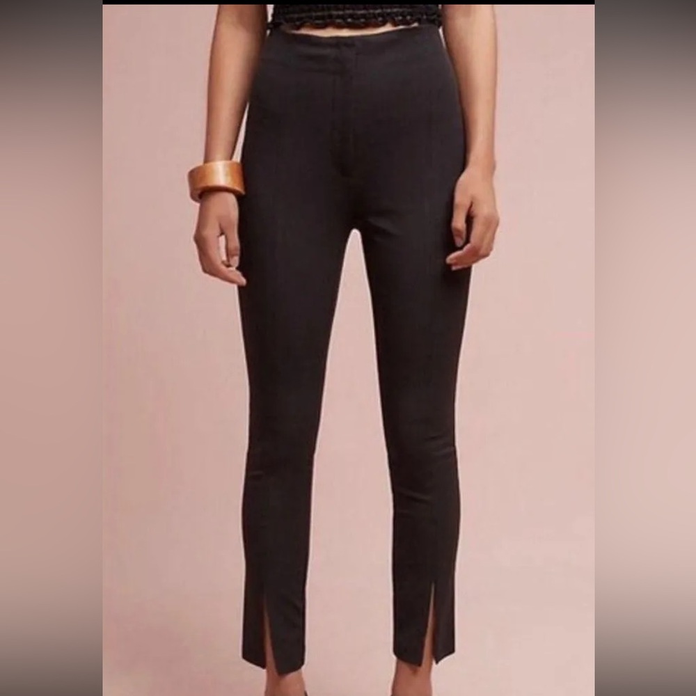 Anthropologie Black Slim-Fit Pants